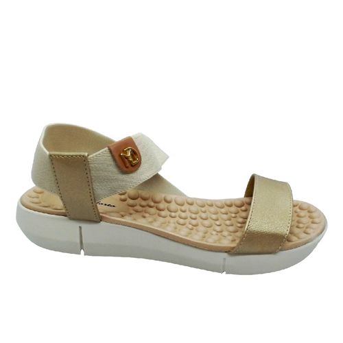 Sandália Rasteira Modare Creme