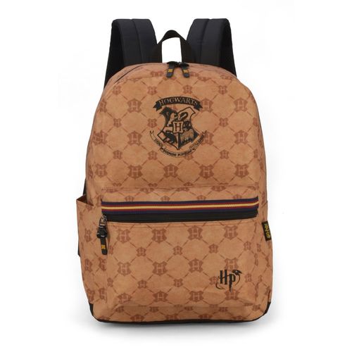 Mochila Costas Harry Potter Maxlog Marrom