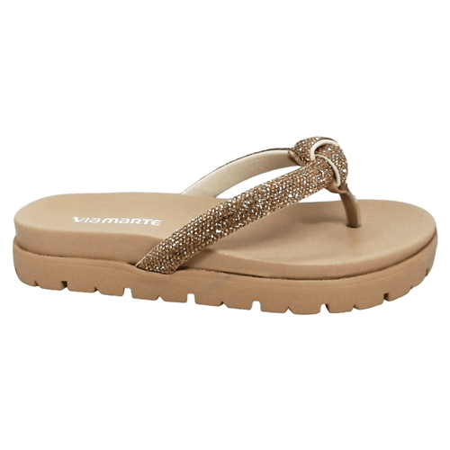 Tamanco Rasteira Via Marte Nude