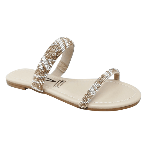 Tamanco Rasteira Vizzano Bege