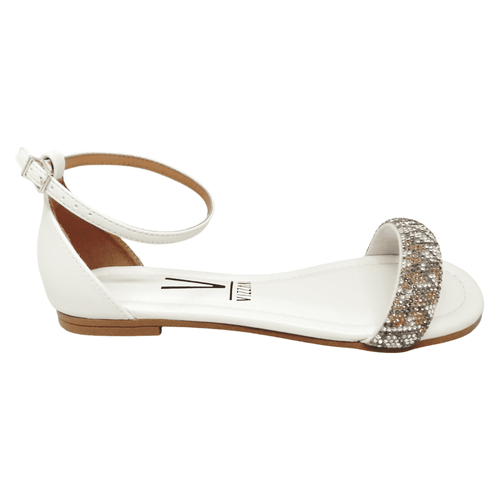 Sandália Rasteira Vizzano Branco