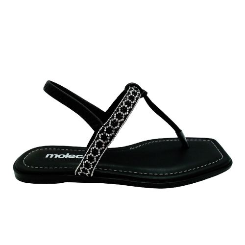 Sandália Rasteira Moleca Preto