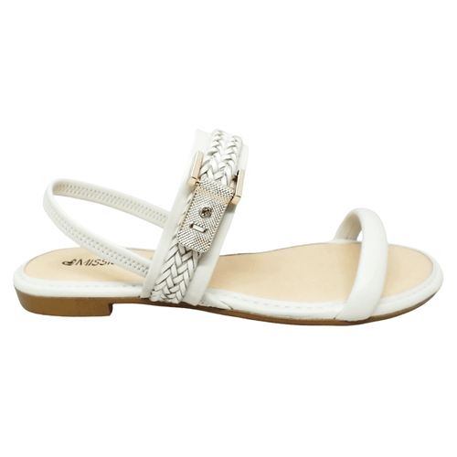 Sandália Rasteira Mississipi Gelo