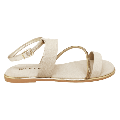 Sandália Rasteira Ramarim Natural