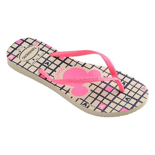 Chinelo Havaianas Slim Disney Bege