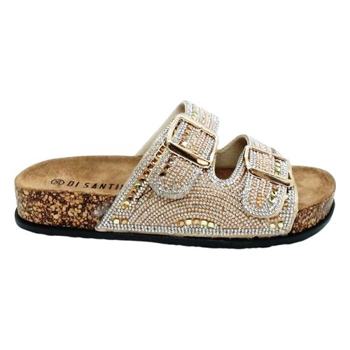 Tamanco Rasteira Di Santinni Ouro