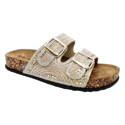 Tamanco Rasteira Di Santinni Ouro