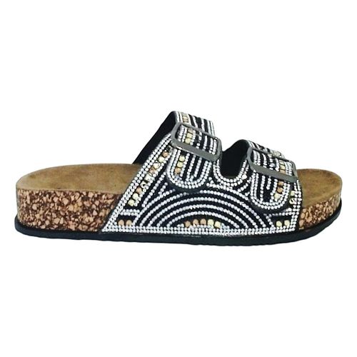 Tamanco Rasteira Di Santinni Preto