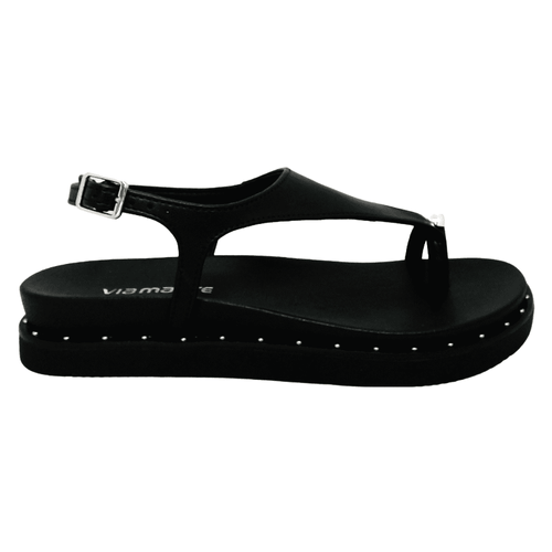 Sandália Rasteira Via Marte Preto