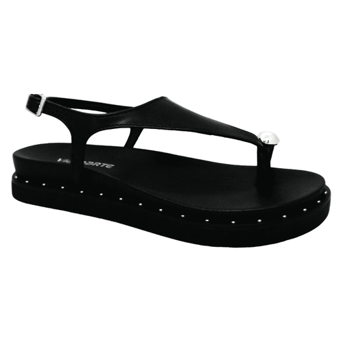 Sandália Rasteira Via Marte Preto