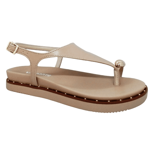 Sandália Rasteira Via Marte Nude