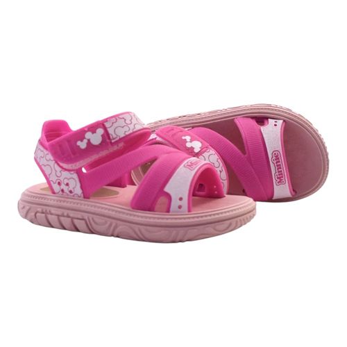 Sandália Infantil Minnie Car Grendene Kids Rosa