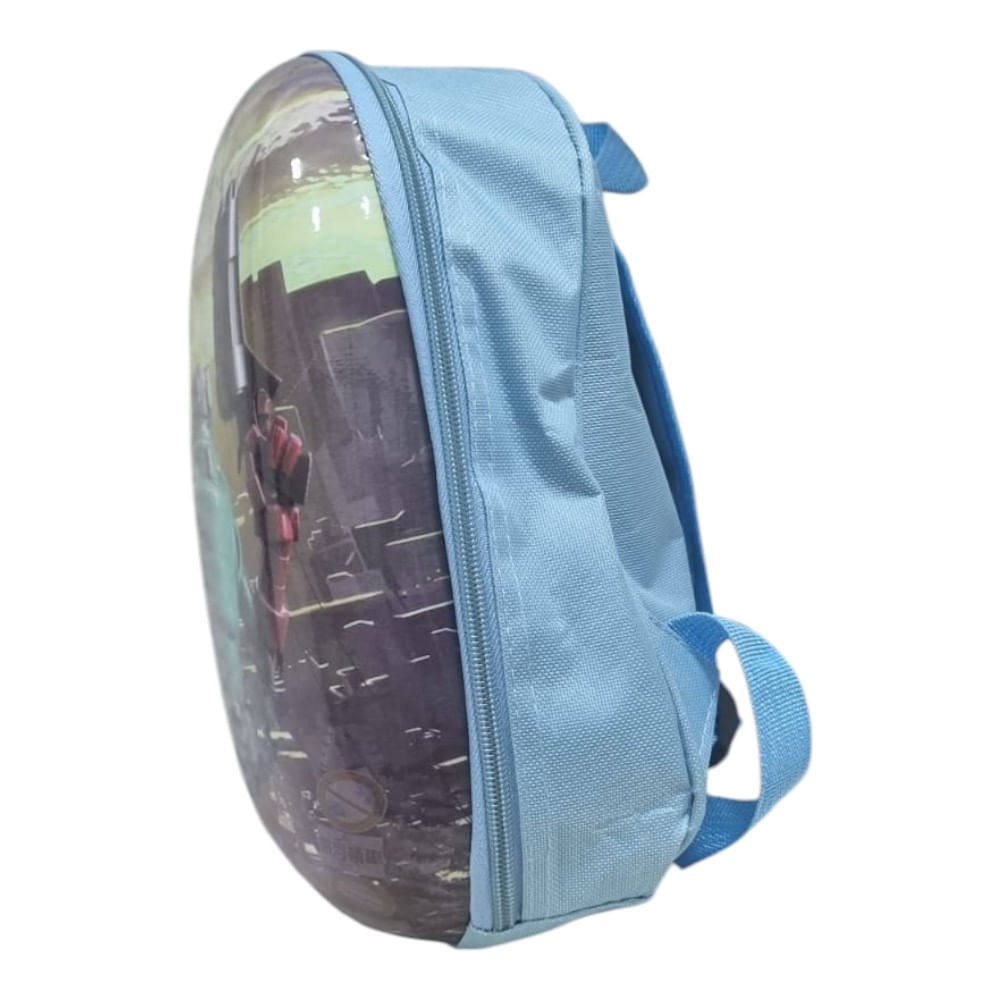Mochila Costas Gooc Robô Azul