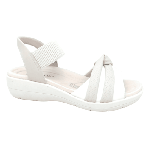 Sandália Anabela Piccadilly Marfim