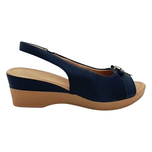 Usaflex Sandalia Anabela Ac5715 Marinho