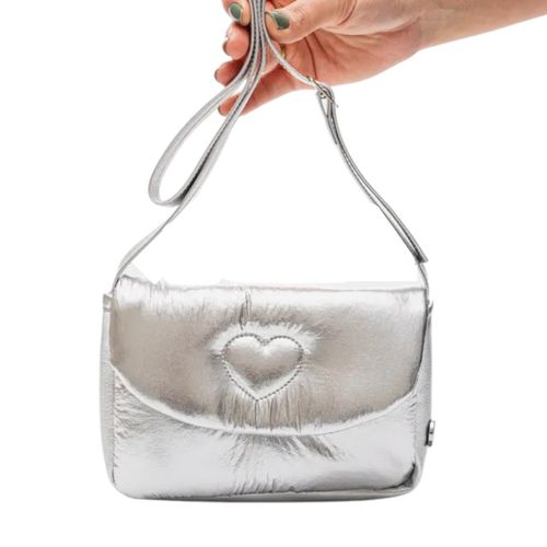 Bolsa Sintetica Molekinha Prata