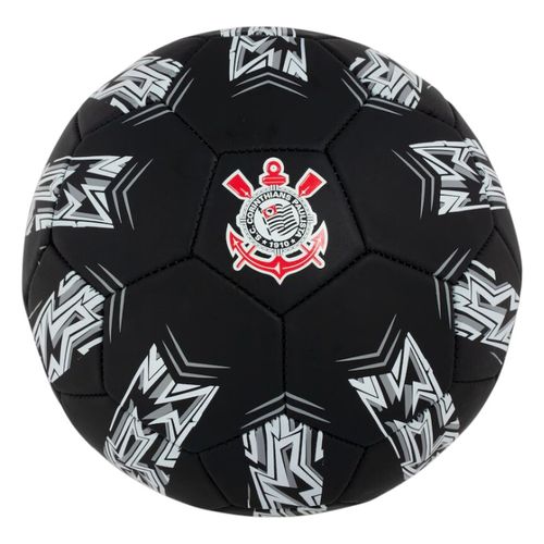 Bola Futebol Campo Sportcom Corinthians Preto