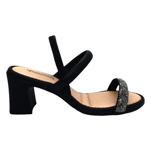 Sandália Salto Bloco Mississipi Preto