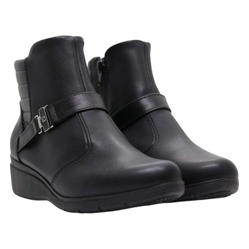 Bota Salto Baixo Piccadilly Preto