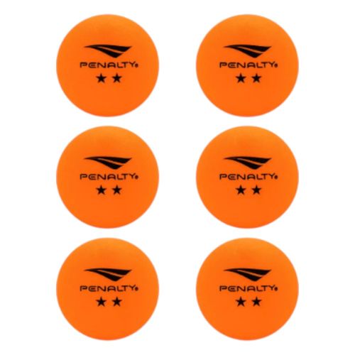 Bola Ping Pong Penalty Kit 6 Laranja