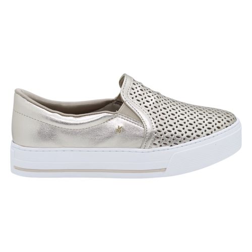 Tênis Via Marte Slip On Dourado