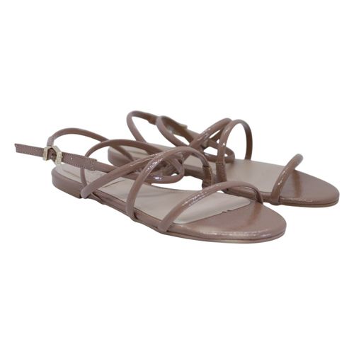 Sandália Rasteira Dandara Nude