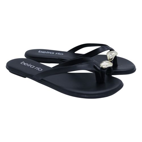 Tamanco Rasteira Beira Rio Preto