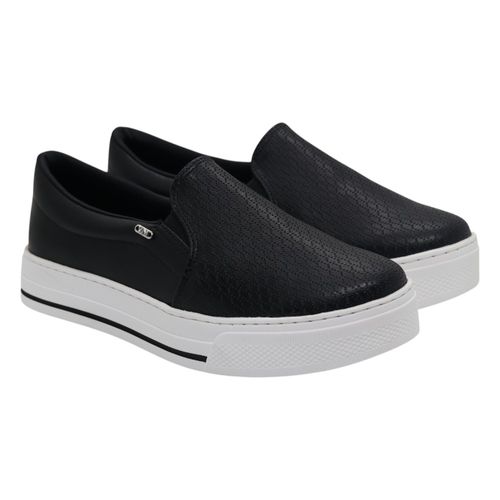 Tênis Via Marte Slip On Preto