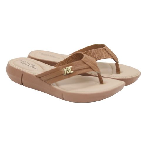 Tamanco Rasteira Modare Camel