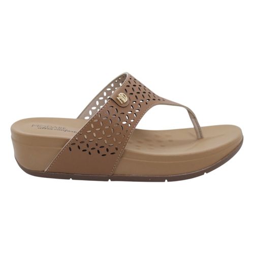 Tamanco Anabela Modare Camel