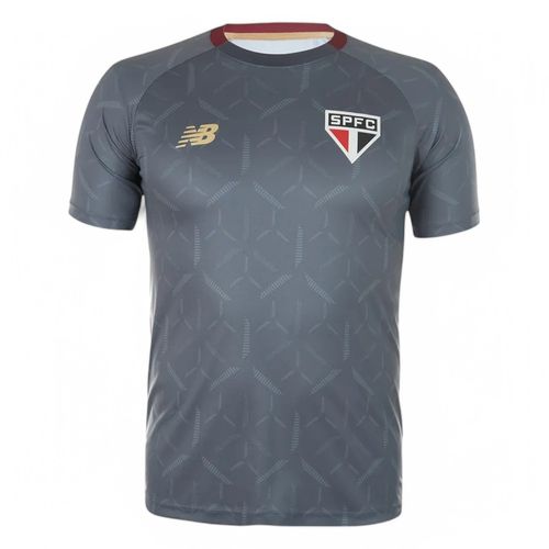 Camiseta São Paulo Treino New Balance Cinza