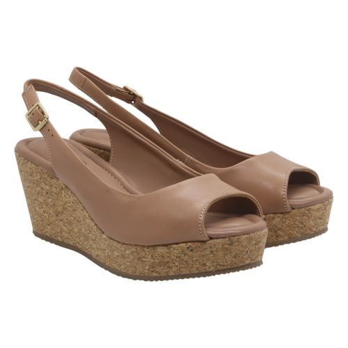 Sandalia Anabela Bottero Marrom