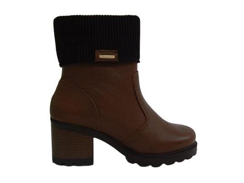 Bota Coturno Salto Pegada Terracota