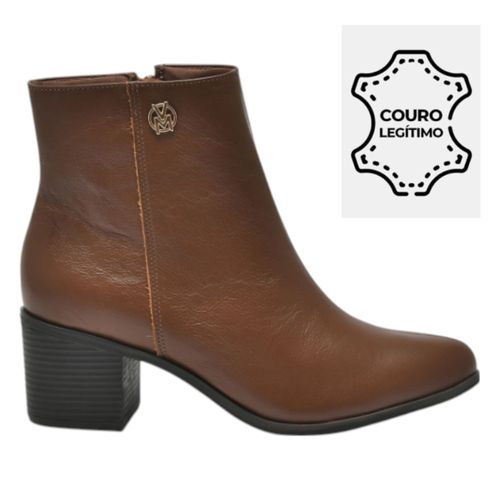 Bota Salto Via Marte Marrom