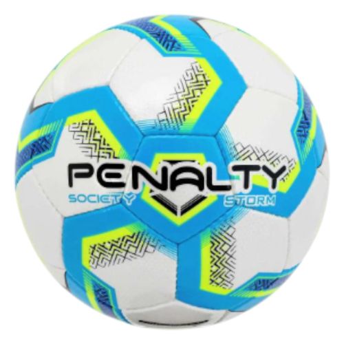 Bola Society Panalty Storm Branco/Azul
