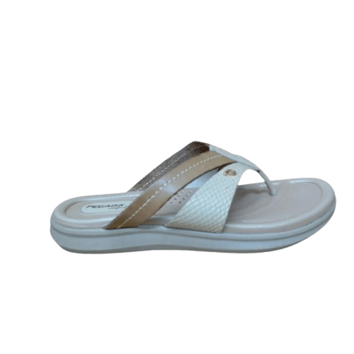 Pegada Tamanco Rasteira 232801 Creme