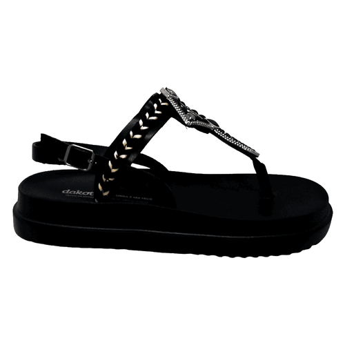 Sandália Rasteira Dakota Y7834 Preto