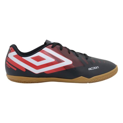 Chuteira Indoor Umbro Action Preto