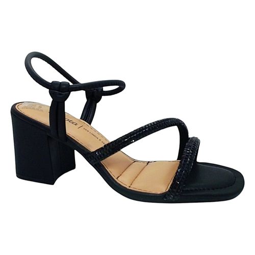 Sandália Salto Bloco Dakota Preto