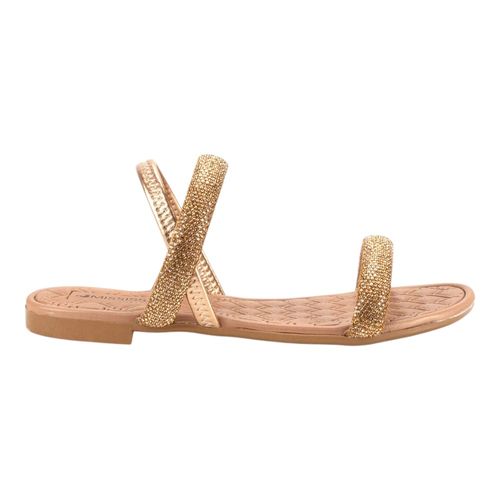 Sandália Rasteira Mississipi Bronze