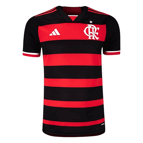 Camiseta Adidas Flamengo I 24/25 Torcedor Vermelho
