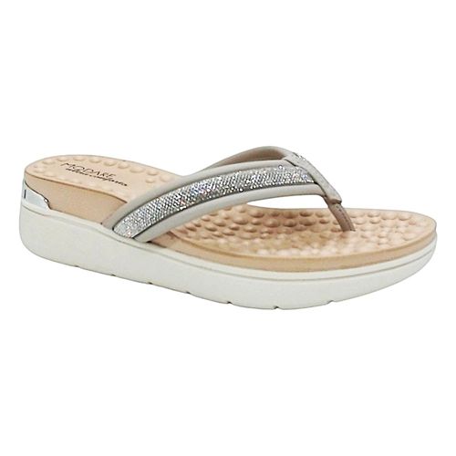 Tamanco Anabela Modare Cinza