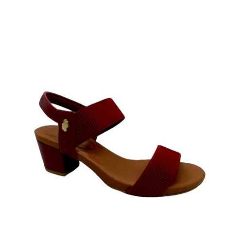 Sandalia Salto Usaflex Y8204 Vinho