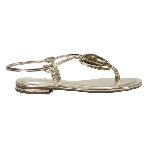 Sandália Rasteira Bebecê T1028-494 Dourado