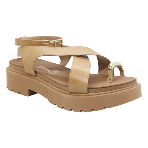 Sandalia Rasteira Vizzano 6499.122 Camel