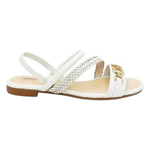 Sandália Rasteira Mississipi MB393 Gelo