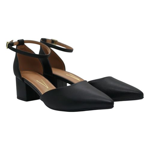 Scarpin Salto Bloco Vizzano 1220.317 Preto