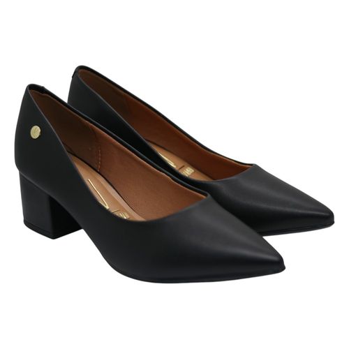 Scarpin Salto Bloco Vizzano 1220.315 Preto