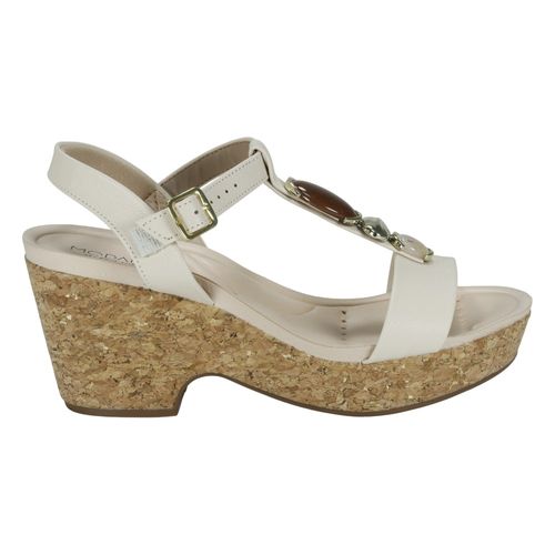 Sandália Anabela Modare 7137.150 Creme
