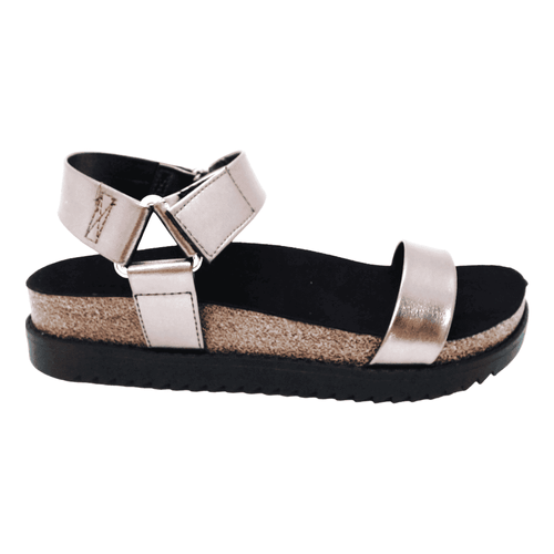 Sandália Rasteira Moleca Grafite